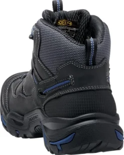 'Keen Utility' Men's Braddock Mid EH WP Soft Toe - Black / Grey / Blue -Shoes Shop 1014605 3QR med 1024x1024@2x