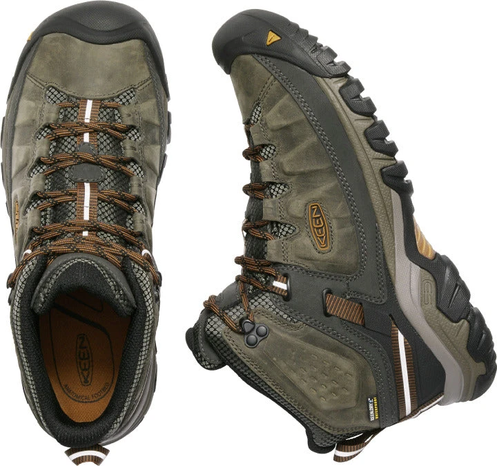 'Keen Outdoor' Men's Targhee III WP Mid Hiker - Black Olive / Golden Brown (Wide) 2 'Keen Outdoor' Men's Targhee III WP Mid Hiker - Black Olive / Golden Brown (Wide) - Image 2