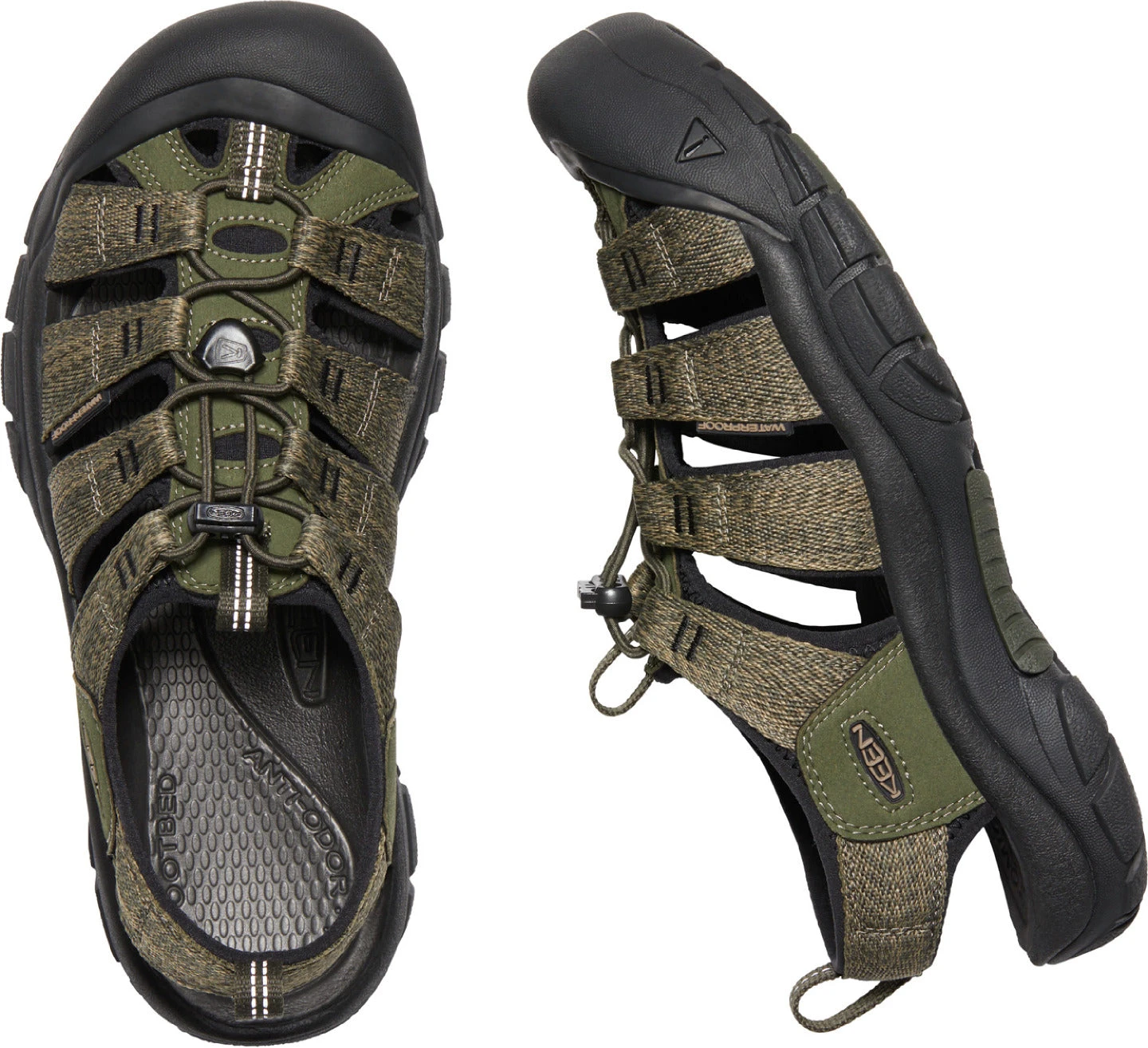 'Keen Outdoor' Men's Newport H2 Sandal - Forest Night / Black 2 'Keen Outdoor' Men's Newport H2 Sandal - Forest Night / Black - Image 2