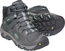'Keen Outdoor' Women's Steens WP Leather Mid Hiker - Steel Grey / Ocean Wave -Shoes Shop 1022332 PPS large 1024x1024@2x
