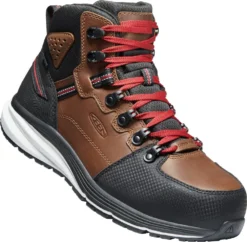 'Keen Utility' Men's Red Hook EH WP Comp Toe Hiker - Tobacco / Black -Shoes Shop 1024576 3Q large 1024x1024@2x
