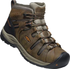 'Keen Utility' Men's Flint II Mid EH WP Soft Toe - Black Olive / Brindle -Shoes Shop 1025613 3Q large 1024x1024@2x