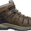 'Keen Utility' Men's Flint II Mid EH WP Soft Toe - Black Olive / Brindle
