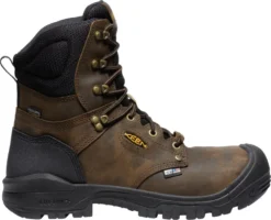 'Keen Utility' Men's 8" Independence EH WP Comp Toe - Dark Earth / Black