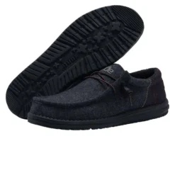 'Hey Dude' Men's Wally Funk Wool - Black Aztec -Shoes Shop 110414781 WALLY FUNK WOOL BLACK AZTEC 03 result 1024x1024@2x