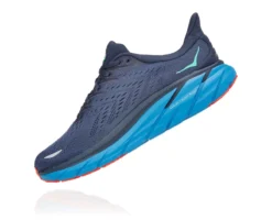 'Hoka' Men's Clifton 8 - Outer Space / Vallarta Blue -Shoes Shop 1119393 OSVB 4 1024x1024@2x