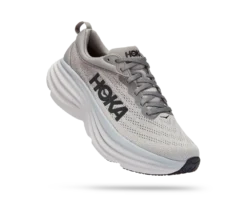 'HOKA' Men's Bondi 8 - Sharkskin / Harbor Mist (Wide)