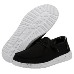 'Hey Dude' Women's Wendy - Black Odyssey -Shoes Shop 121414749 WENDY BLACK ODYSSEY LEFT 3 1 1024x1024@2x