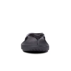 'OOFOS' Women's OOlala Thong - Black Patent -Shoes Shop 1400BLK 3 1024x1024@2x