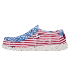 'Hey Dude' Men's Wally - Stars 'N Stripes -Shoes Shop 150202699 WALLY STARS N STRIPES 1 1024x1024@2x