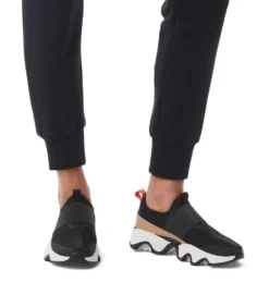 'Sorel' Women's Kinetic™ Impact II Lace Sneaker - Black / Sea Salt -Shoes Shop 2039951 010 a9 presetHigh Res JPEG 300DPI 1024x1024@2x