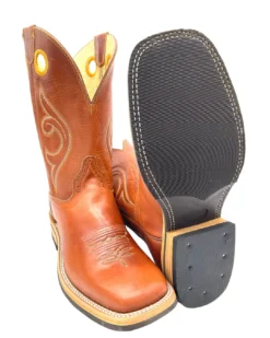 'Hondo' Men's 11" Western Square Toe - Maple Crazy Horse -Shoes Shop 26405 1024x1024@2x