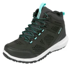 'Northside' Women's Benton WP Mid Hiker - Black / Aqua