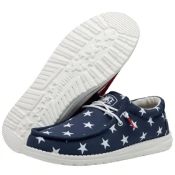 'Hey Dude' Men's Wally Patriotic - American Flag -Shoes Shop 40001 9CW WALLYPATRIOTIC AMERICANFLAG PAIRBOTTOM 1024x1024@2x