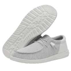 'Hey Dude' Men's Wally Funk Mono - Ghosted 8 'Hey Dude' Men's Wally Funk Mono - Ghosted -Shoes Shop 40011 1JT WALLYFUNKMONO GHOSTED PAIRBOTTOM 1024x1024@2x