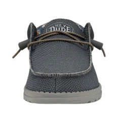 'Hey Dude' Men's Wally Sox Triple Needle - Blue Shadow -Shoes Shop 40020 3US WALLYSOXTRIPLENEEDLE BLUESHADOW LEFTFRONT 1024x1024@2x