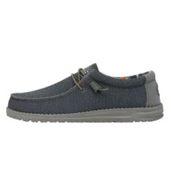 'Hey Dude' Men's Wally Sox Triple Needle - Blue Shadow -Shoes Shop 40020 3US WALLYSOXTRIPLENEEDLE BLUESHADOW LEFTSIDE 1024x1024@2x