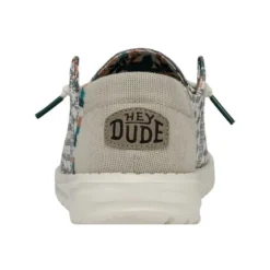 'Hey Dude' Women's Boho Embroidery - Grey -Shoes Shop 40054 1KM WENDYBOHO EMBROIDERYGREY LEFTBACK 1024x1024@2x