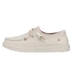 'Hey Dude' Women's Wendy Stretch Boho Fleur - Sand -Shoes Shop 40082 202 WENDYSTRETCHBOHOFLUER SAND LEFTSIDE 1024x1024@2x