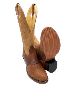 'Boulet' Men's 13" Buckaroo Western Round Toe - Cognac / Butterscotch -Shoes Shop 41636 1 1024x1024@2x