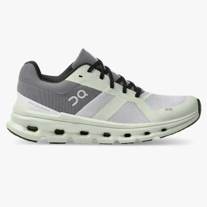 'On Running' Women's Cloudrunner - Frost / Aloe 1 'On Running' Women's Cloudrunner - Frost / Aloe
