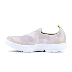 'OOFOS' Women's OOmg EeZee Low Shoe - White / Tan Camo -Shoes Shop 5072WHTTANCMO shot4 1024x1024@2x