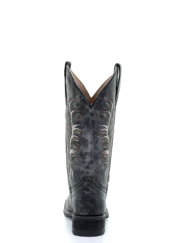'Corral' Women's 12" Embroidered Western - Black / Sand -Shoes Shop 5356 2 1024x1024@2x