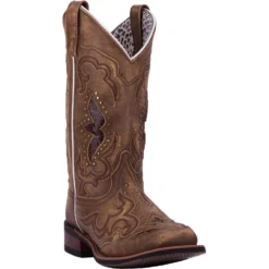 'Laredo' Women's 11" Spellbound Western Square Toe - Tan -Shoes Shop 5661 1 1500x.progressive baf0d827 c158 46e6 970d cd9ed3d17251 1024x1024@2x