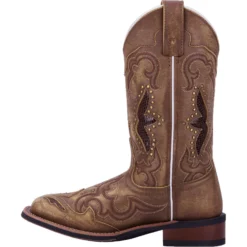 'Laredo' Women's 11" Spellbound Western Square Toe - Tan -Shoes Shop 5661 3 1500x.progressive ebb953a3 01bd 41a2 93a2 85203444f4bf 1024x1024@2x