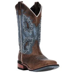 'Laredo' Women's 11" Isla Western Square Toe - Tan / Blue Denim -Shoes Shop 5666 1 1500x.progressive b85d1ae6 e2cf 4ef8 80a0 d085202e9b1c 1024x1024@2x