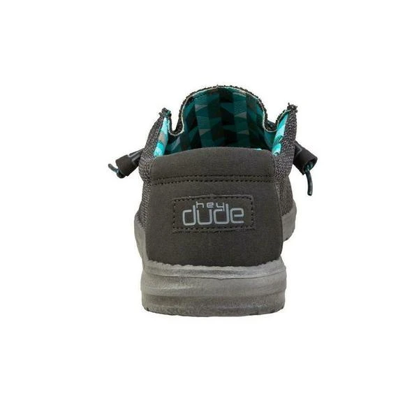 'Hey Dude' Men's Wally Sox - Charcoal 4 'Hey Dude' Men's Wally Sox - Charcoal - Image 4