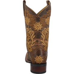 'Laredo' Women's 11" Secret Garden Western Square Toe - Brown -Shoes Shop 5822 4 1024x1024@2x