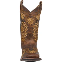 'Laredo' Women's 11" Secret Garden Western Square Toe - Brown -Shoes Shop 5822 5 1024x1024@2x
