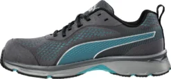 'Puma' Women's Fuse Knit Motion Protect EH Low Comp Toe - Grey / Turquoise -Shoes Shop 643905 FUSE KNIT BLUE WNS LOW left 1024x1024@2x