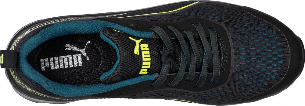'Puma' Women's Fuse Knit Motion Protect EH Low Comp Toe - Black / Green 2 'Puma' Women's Fuse Knit Motion Protect EH Low Comp Toe - Black / Green - Image 2