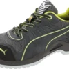 'Puma' Women's Fuse TC Low ESD Steel Toe - Black / Lime Green