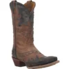 'Laredo' Men's 12" Porter Overlay Western Snip Toe - Tan