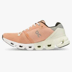 'On Running' Women's Cloudflyer 4 - Peach / Aloe -Shoes Shop 71.98669 cloudflyer 4 fw22 peach aloe w g4 1024x1024@2x