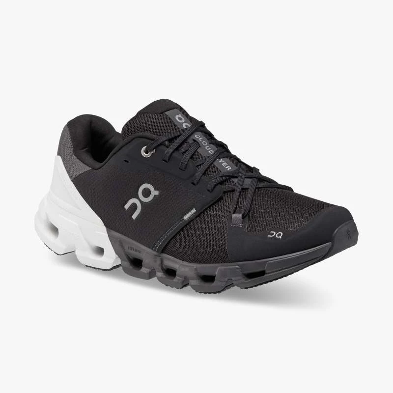 'On Running' Men's Cloudflyer 4 - Black / White (Wide) 5 'On Running' Men's Cloudflyer 4 - Black / White (Wide) - Image 5