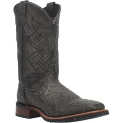 'Laredo' Men's 12" Axel Western Square Toe - Charcoal Black -Shoes Shop 7927 1 1024x1024@2x