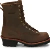 'Chippewa' Men's 8" Paladin Bay Apache WP Soft Toe - Brown