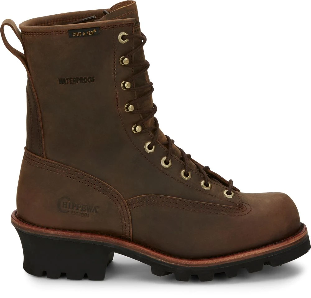 'Chippewa' Men's 8" Paladin Bay Apache WP Soft Toe - Brown 8 'Chippewa' Men's 8" Paladin Bay Apache WP Soft Toe - Brown - Image 8