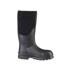 'Muck' Men's Chore-Hi Neoprene Steel Toe - Black -Shoes Shop CHS 000A side 1024x1024@2x
