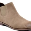 'Bussola' Cat - Women's Chelsea Boot - Taupe Hydra Suede