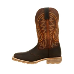 'Durango' Men's 12" Maverick Pro™ WP Western Work - Cimarron Brown -Shoes Shop DDB0299 instep profile 1024x1024@2x