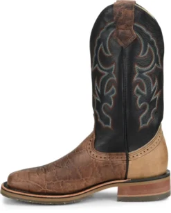 'Double H' Men's 12" Grissom SR Square Toe I.C.E. ™ Roper - Kenia Cognac / Summer Tan / Black -Shoes Shop DH4644 500xauto Instep 1024x1024@2x