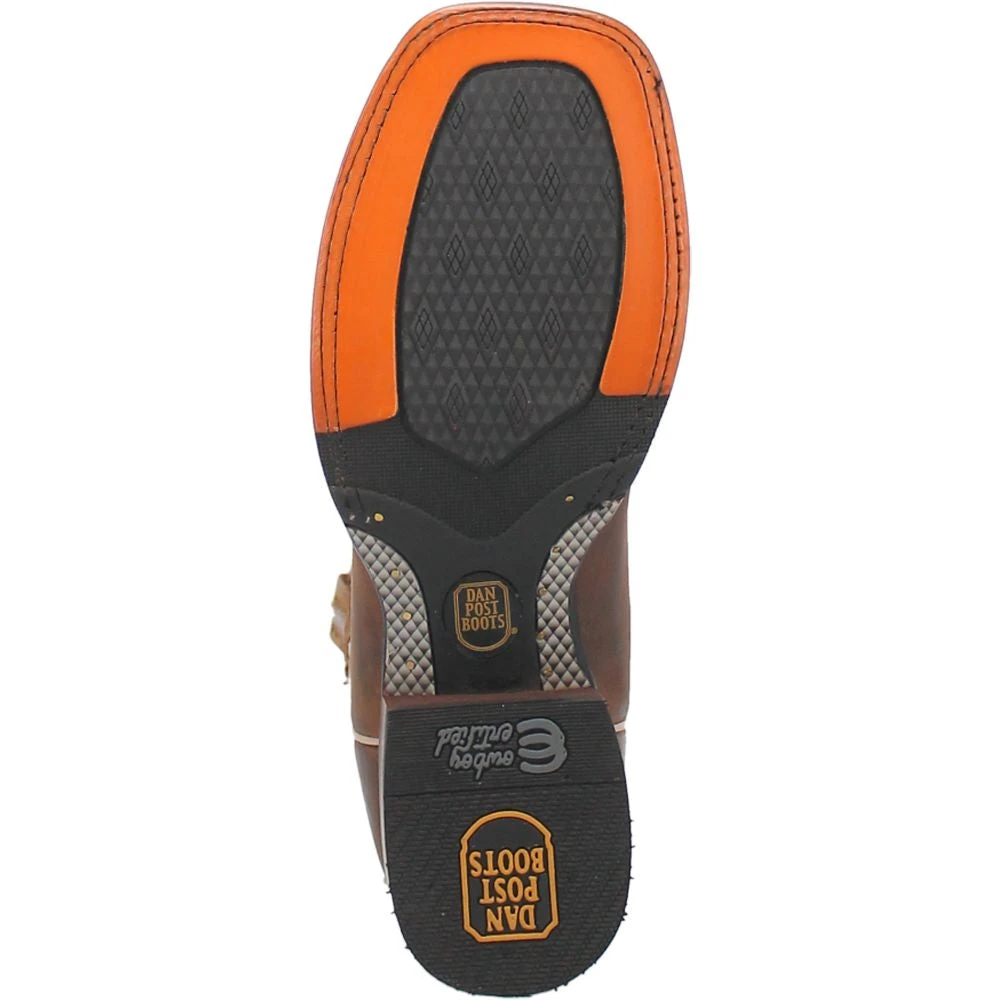 'Dan Post' Men's 13" Bellamy Square Toe - Tan / Bone 3 'Dan Post' Men's 13" Bellamy Square Toe - Tan / Bone - Image 3