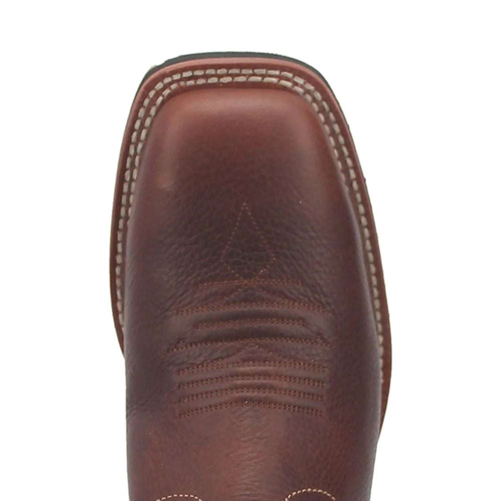 'Dan Post' Men's 11" Arrowhead Western Square Toe - Chocolate 2 'Dan Post' Men's 11" Arrowhead Western Square Toe - Chocolate - Image 2