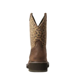 'Ariat' Women's Fatbaby Heritage - Distressed Brown / Leopard -Shoes Shop F21 WMS WEST 10035861 heel 1024x1024@2x