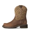 'Ariat' Women's Fatbaby Heritage - Distressed Brown / Leopard